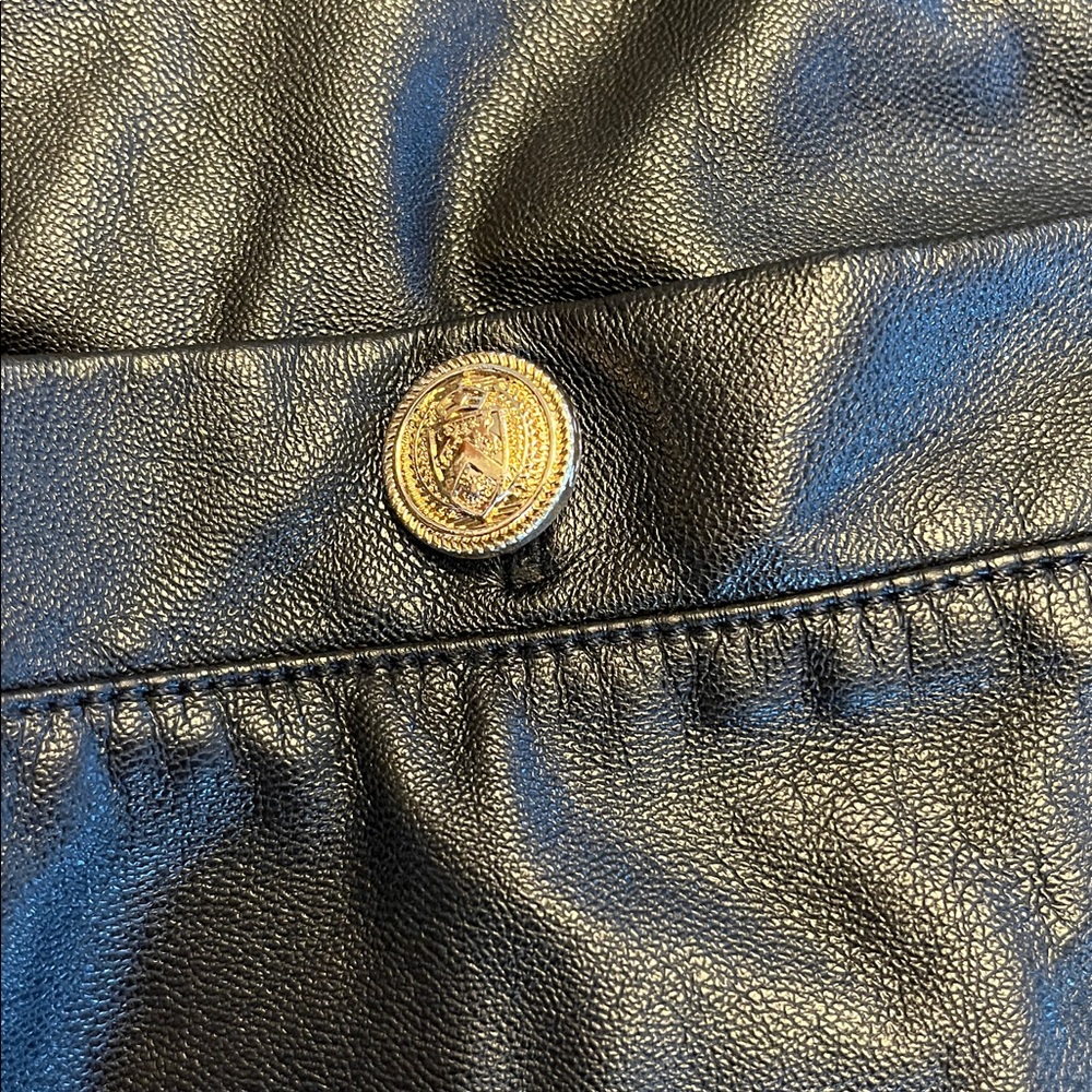 Derek Lam Straight Leg Leather Pants - Picture 11 of 14